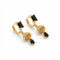The Midnight Noir Bell Drop Earrings