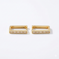 Rectangle Pavé Earrings