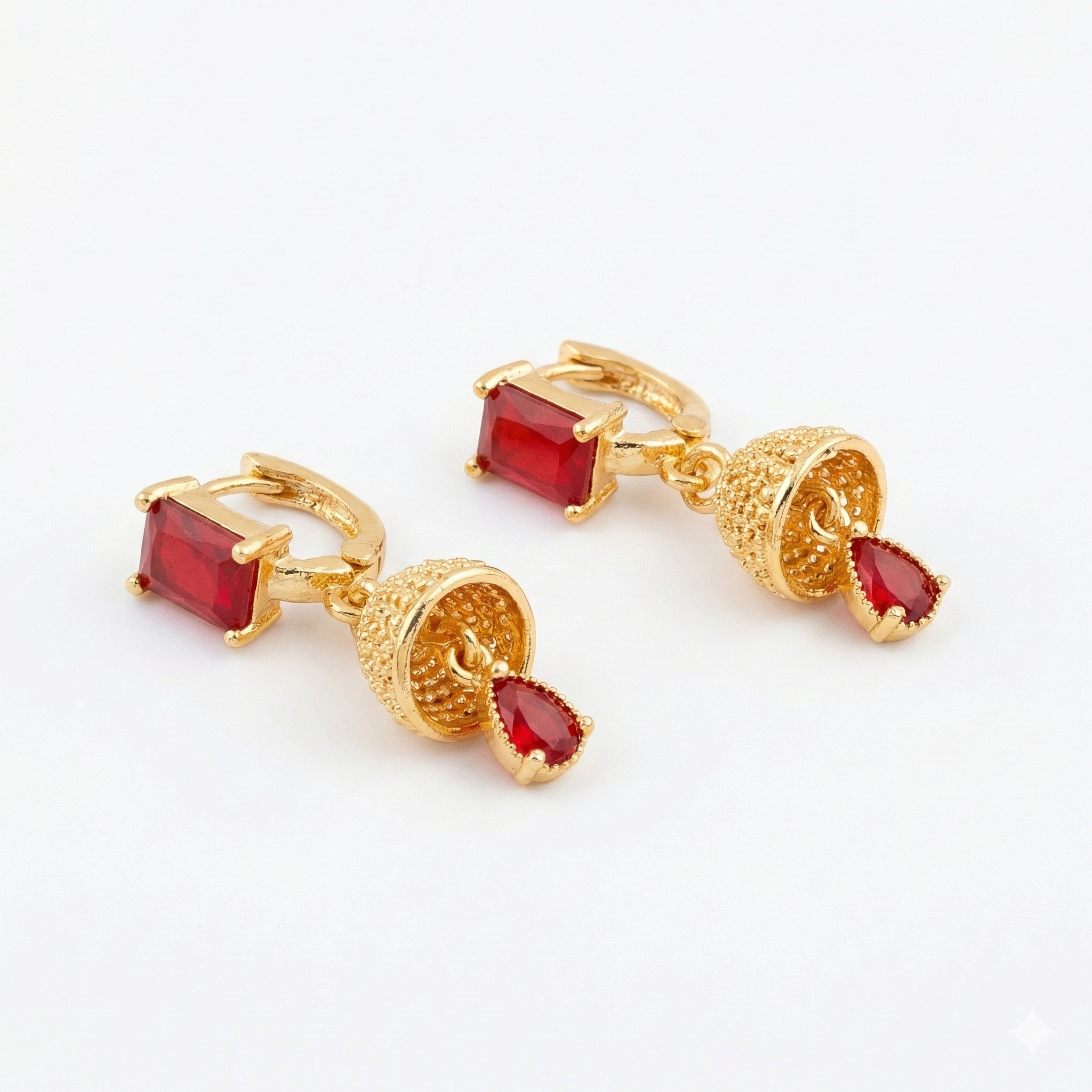 The Geo-Luxe Bar Hoops