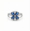 The Midnight Bloom Ring