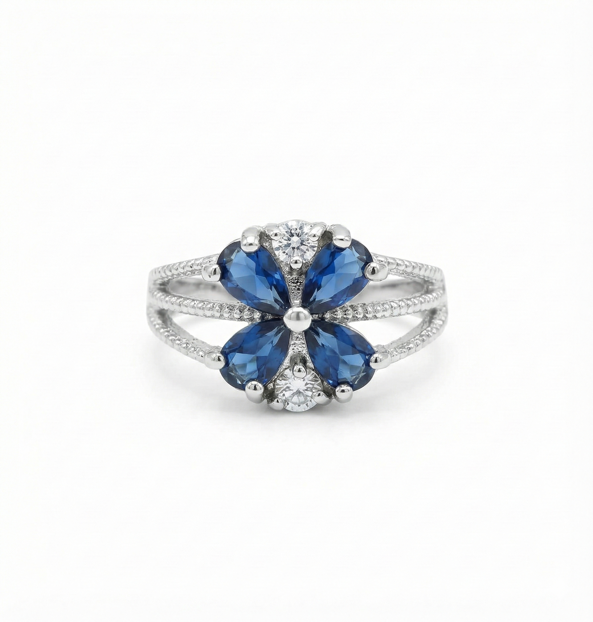 The Midnight Bloom Ring