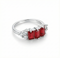 The Scarlet Trio Ring