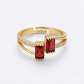 The Ruby Duo Ring