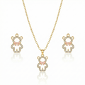 Sweetie Bear Crystal Pendant Set