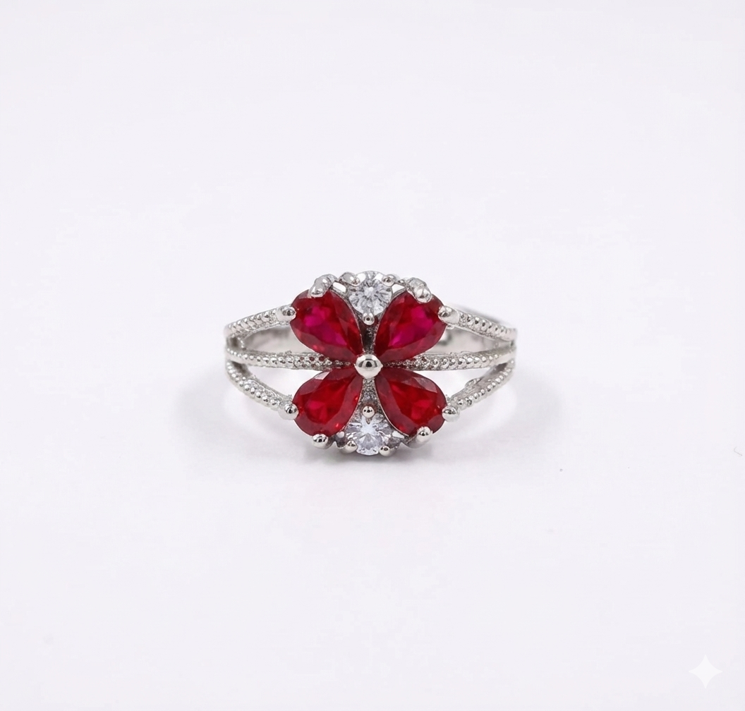 The Zaryaah Royal Floral Ring