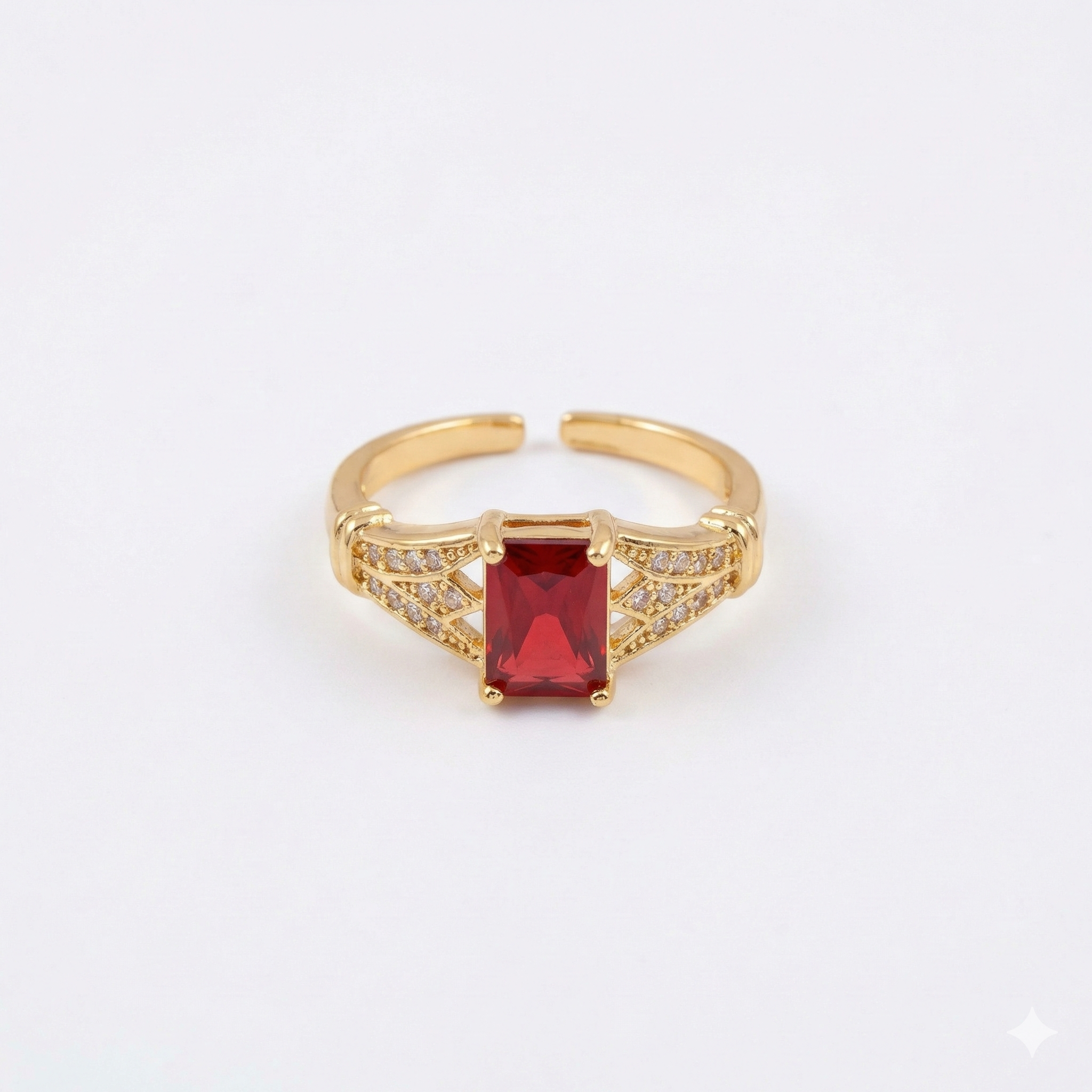 The Crimson Heritage Gold Ring