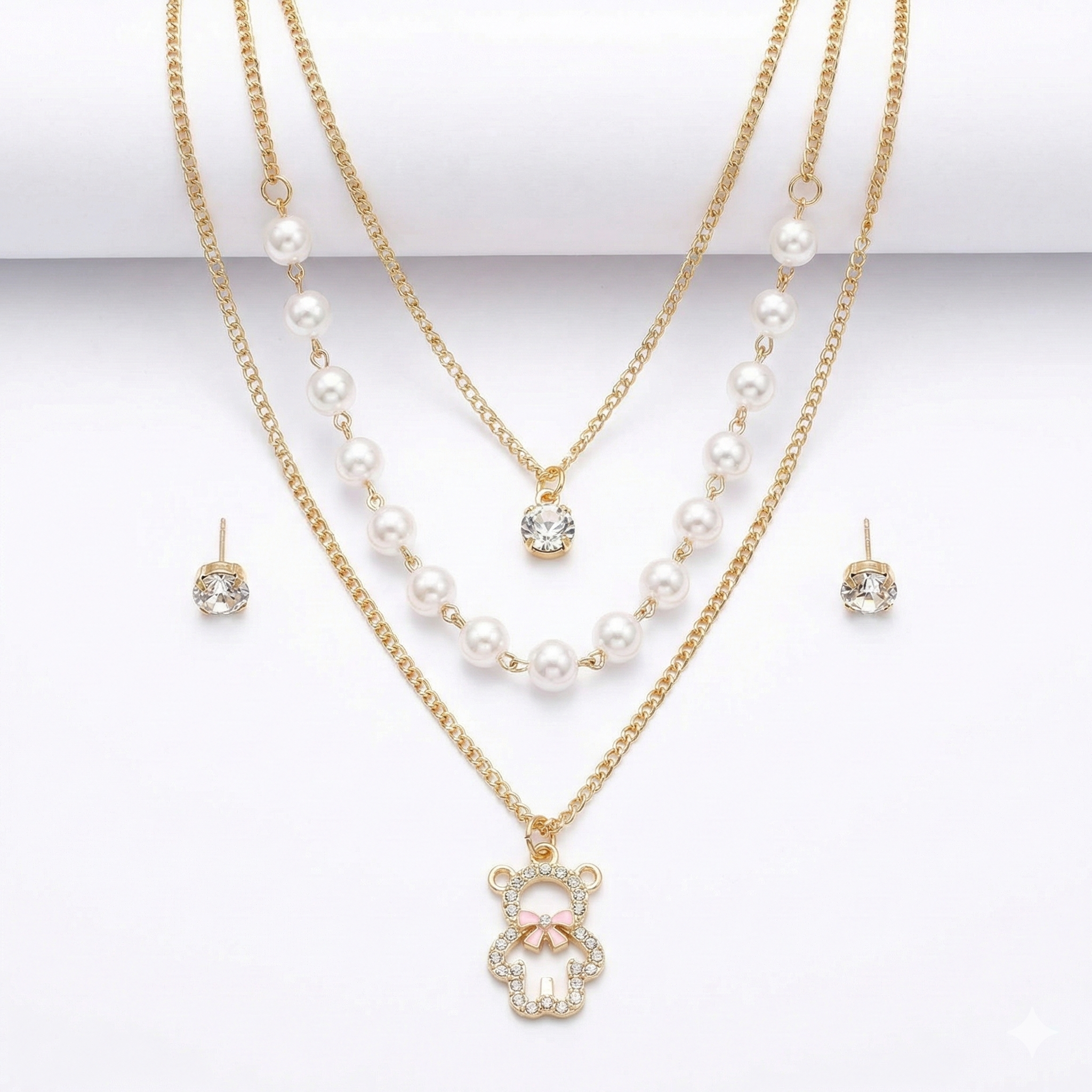 The "Charming Stack" Pendant Set