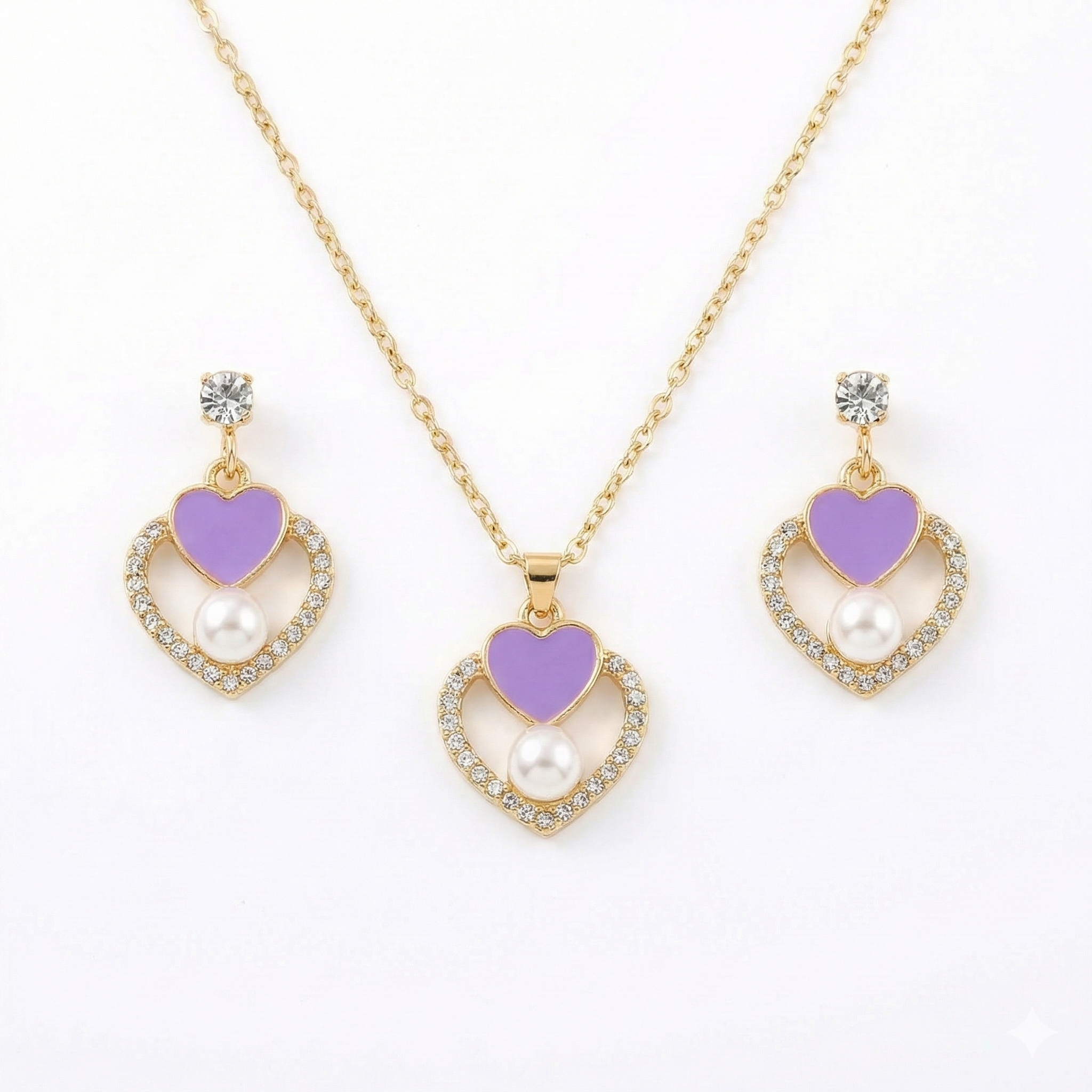 The "Purple Haze" Heart Set